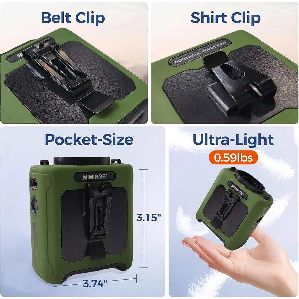 Homiar™ Portable Waist Fan